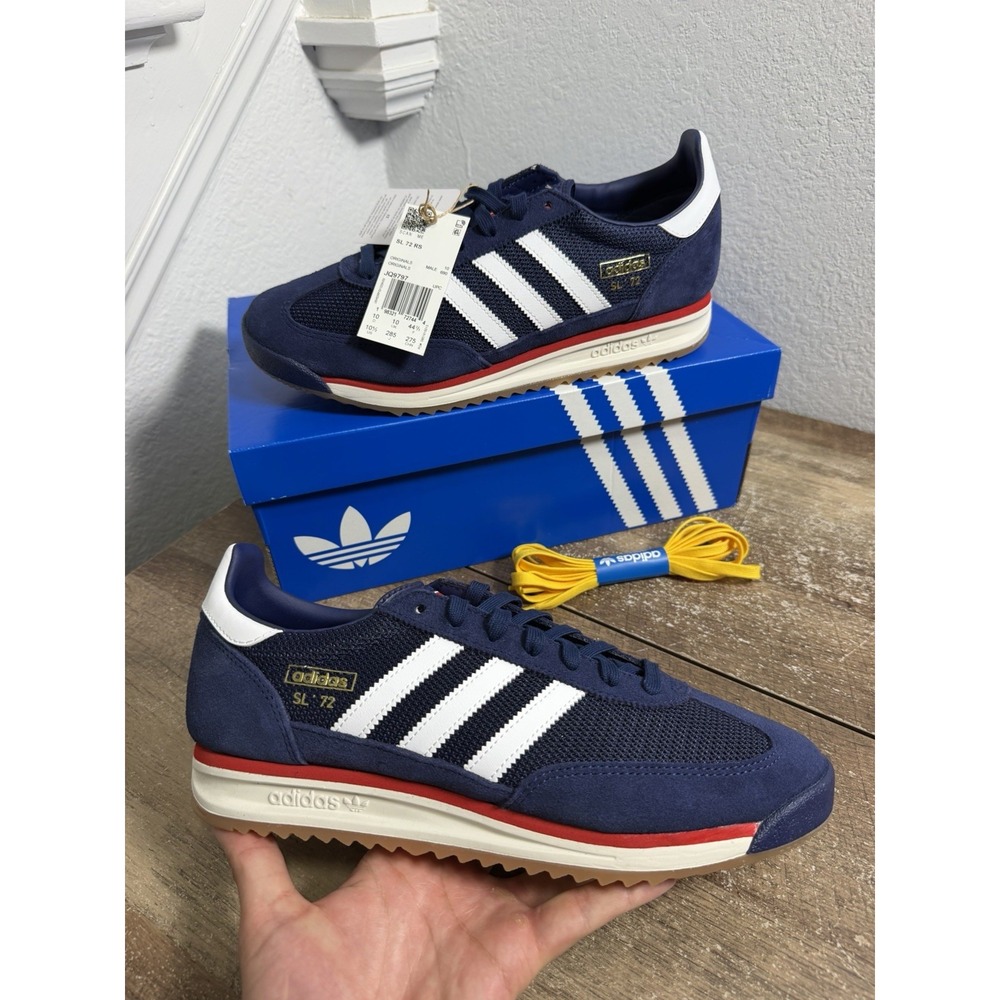 Adidas Men's SL72 RS Originals Size 10.5 Blue/White |JQ9797 NEW WITH BOX